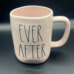 Rae Dunn pink ever after mug valentine